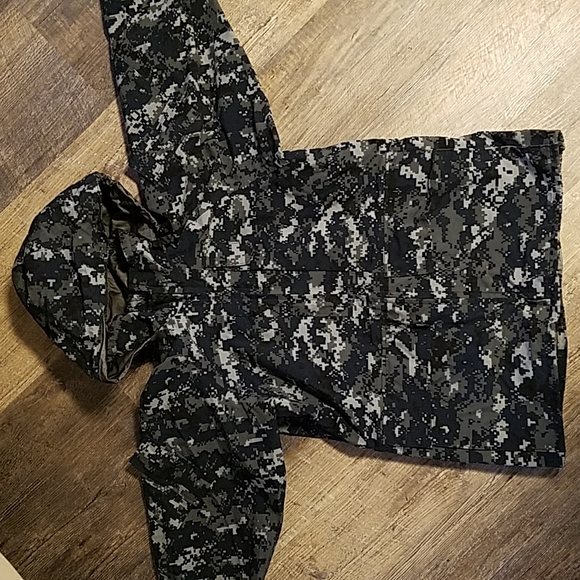 US NAVY NWU DIGITAL CAMOUFLAGE GORE-TEX PARKA JACKET SMALL - Picture 8 of 15